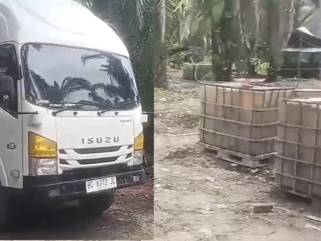 Viral Truk Box Terlihat di Lokasi Penyulingan Minyak Ilegal di Keban Viral Truk Box Terlihat di Lokasi Penyulingan Minyak Ilegal di Keban